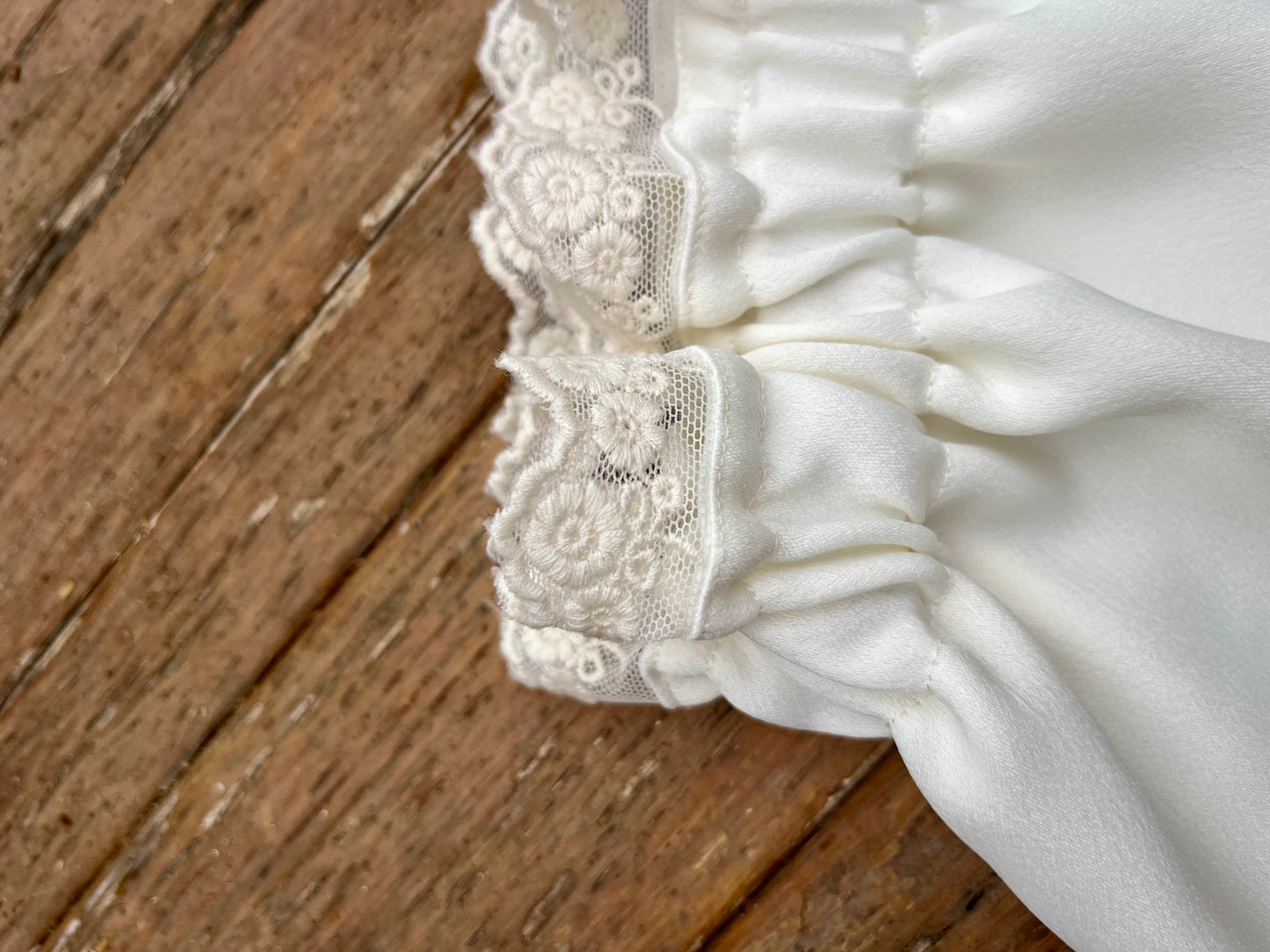 Manchettes amovibles dentelle ivoire3