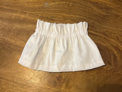 Ensemble Col et Manchettes amovibles blancs bouton doré