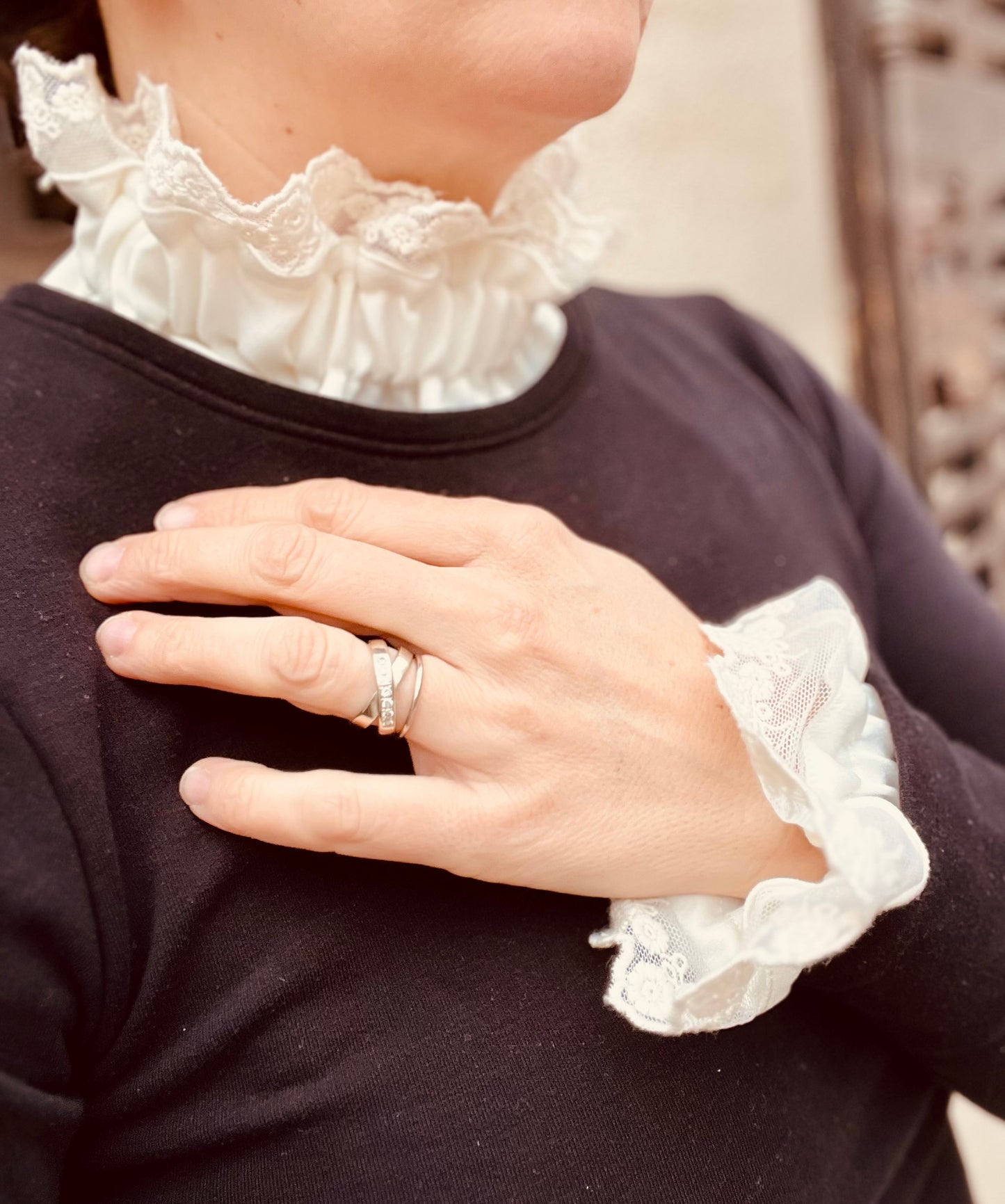 Col amovible dentelle ivoire3