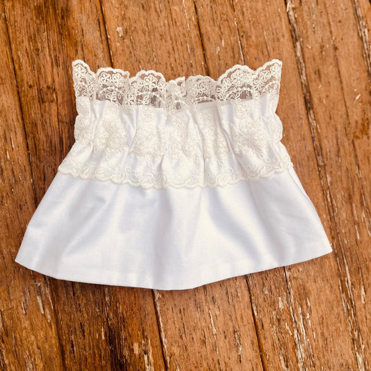 Col  amovible dentelle1 ivoire