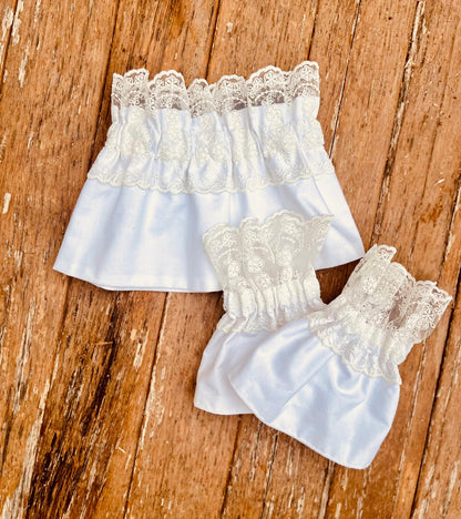 Col  amovible dentelle1 ivoire