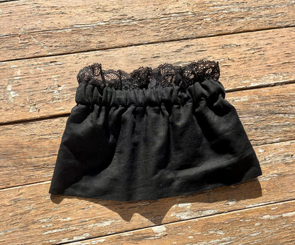 Col  amovible  dentelle noire 1