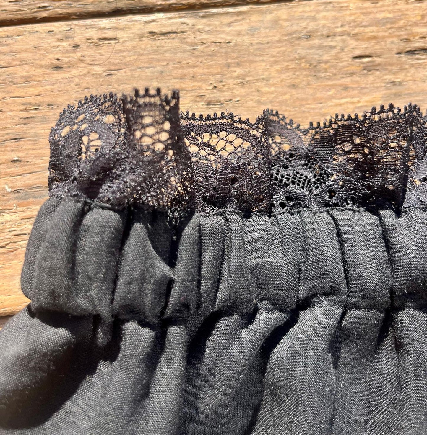 Col  amovible  dentelle noire 1